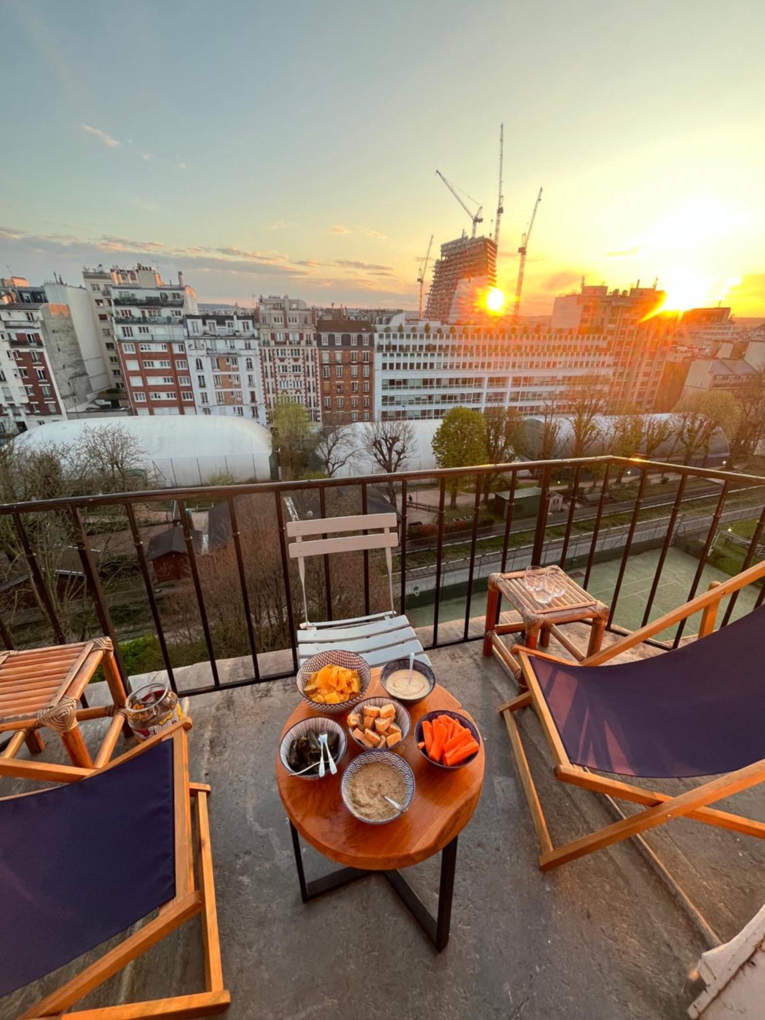 8 Personnes - Terrasse Sur Espaces Verts - Vue Tour Eiffel * Paris