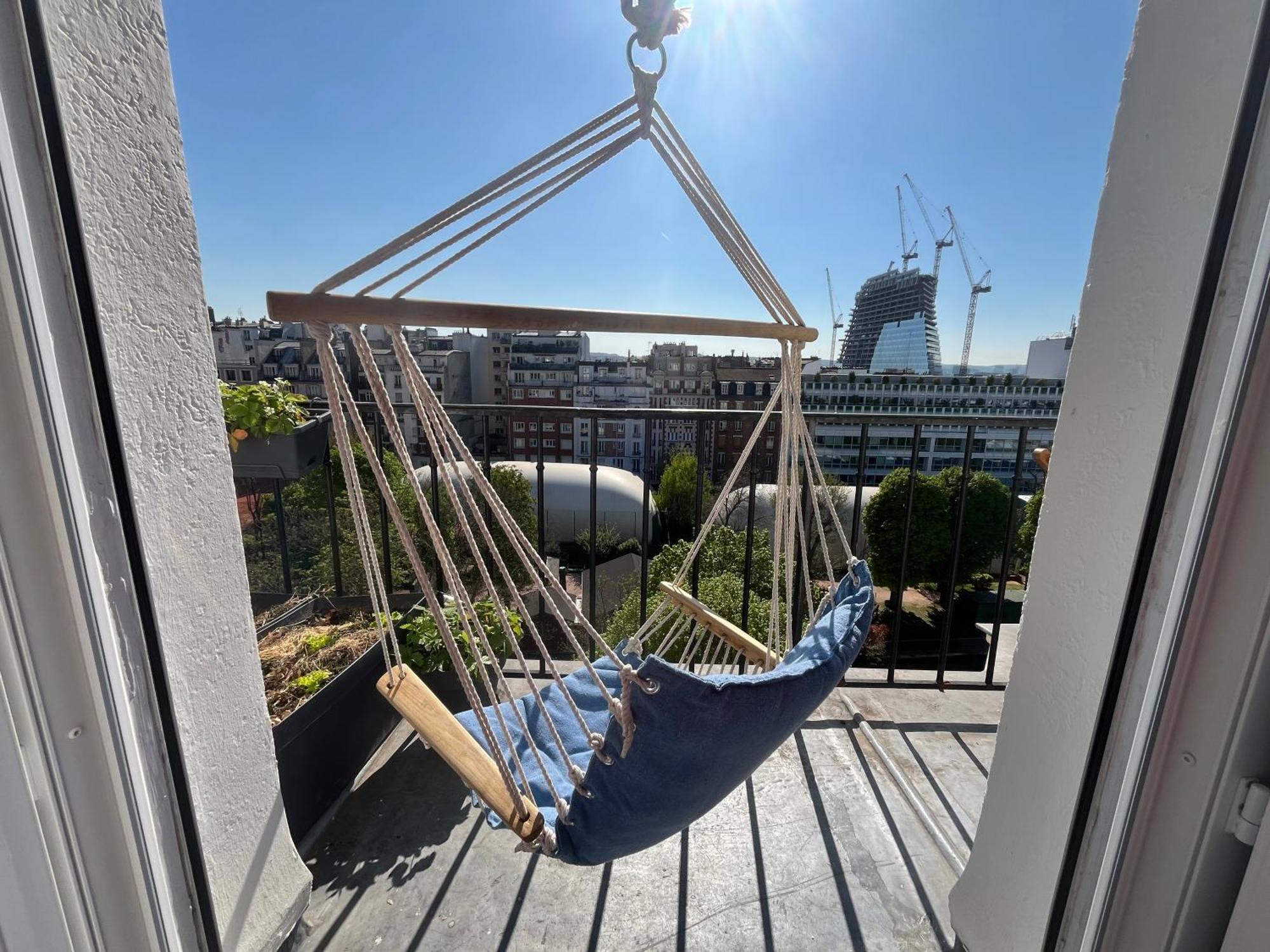 8 Personnes - Terrasse Sur Espaces Verts - Vue Tour Eiffel Parigi